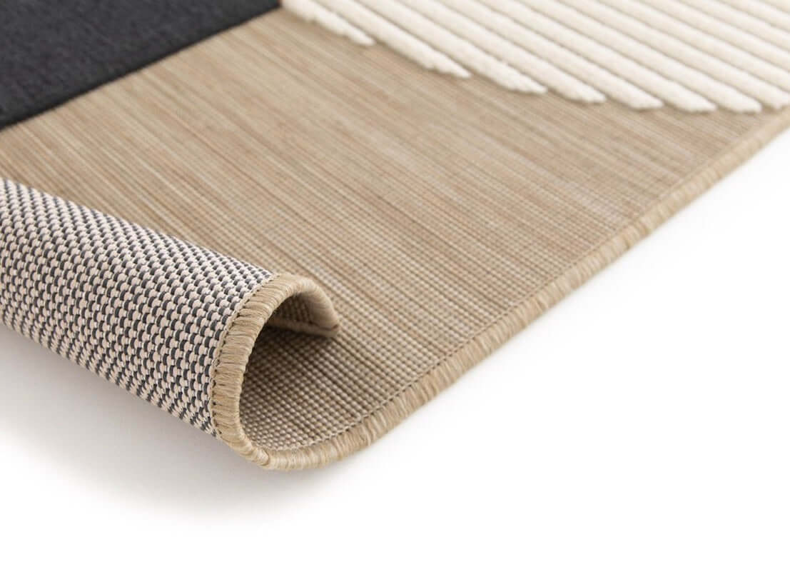 Art deco karpet - 200x290 cm - terra