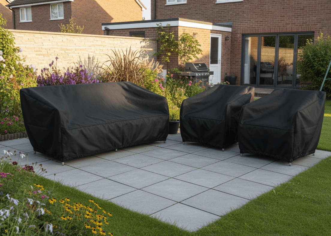AeroCover Hoezenpakket 3-delig | Bank 180cm + 2x Stoel | Antraciet
