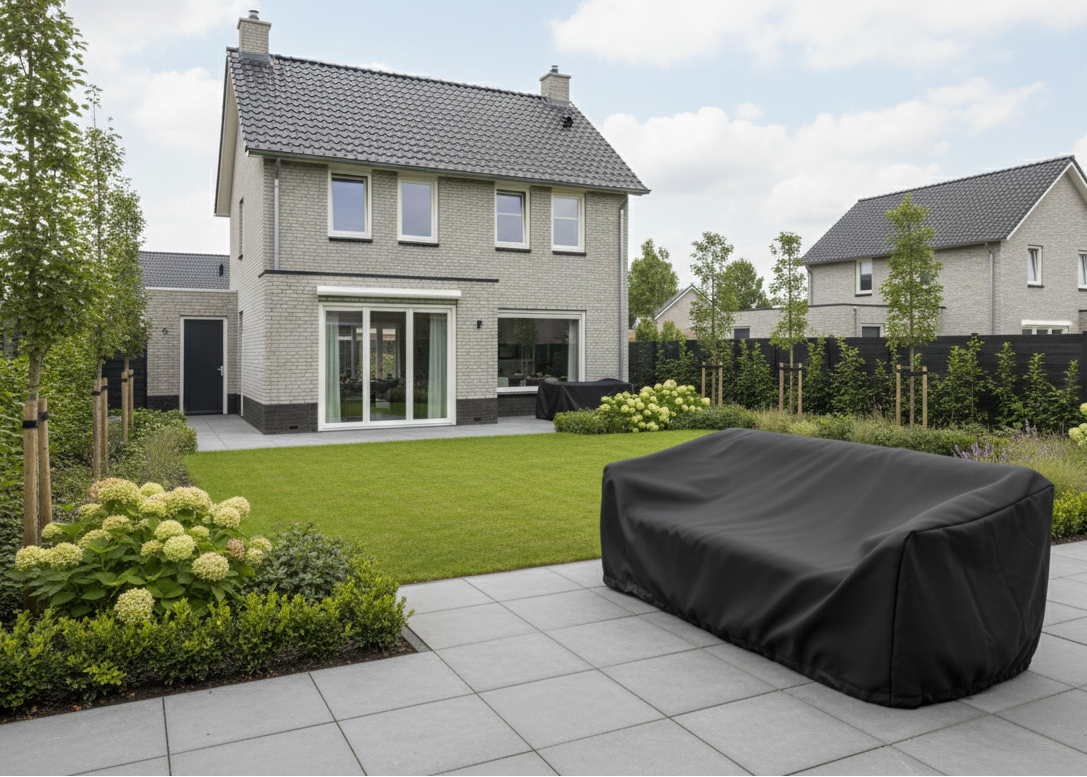 Belito Tuinbankhoes 220 x 90 x 85 cm - Zwart