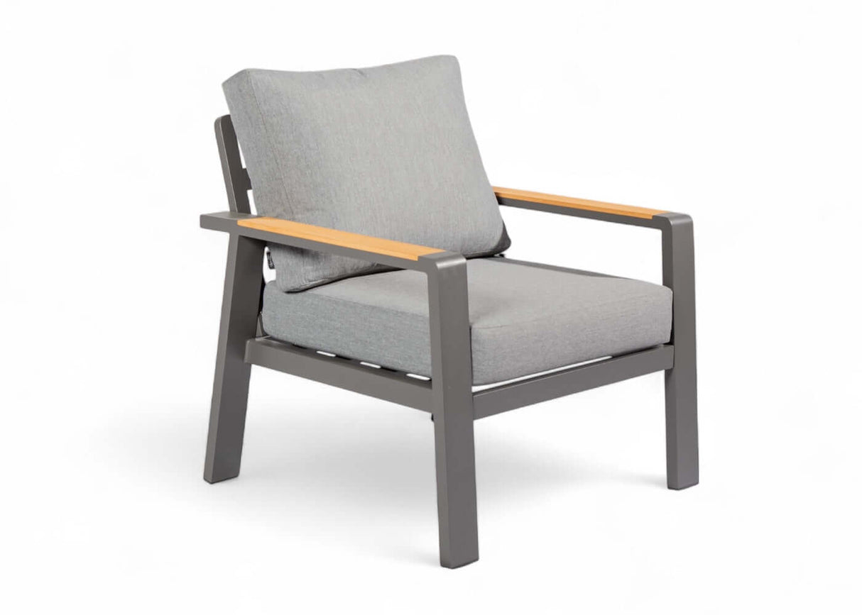 Aluminium Stoel-Bank Loungeset - Antraciet - Belito Birmingham