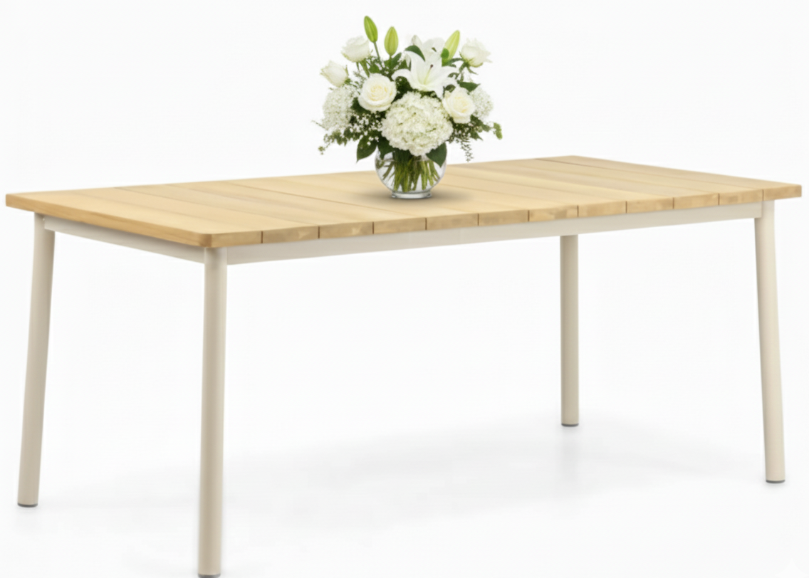 Apple Bee Milou Dining Tuintafel 180 cm - Oyster