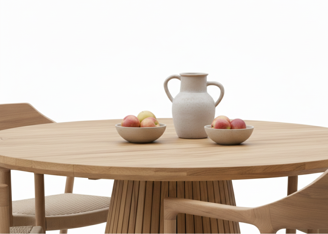 Belito Daan Teakhouten ronde diningtafel 120 cm