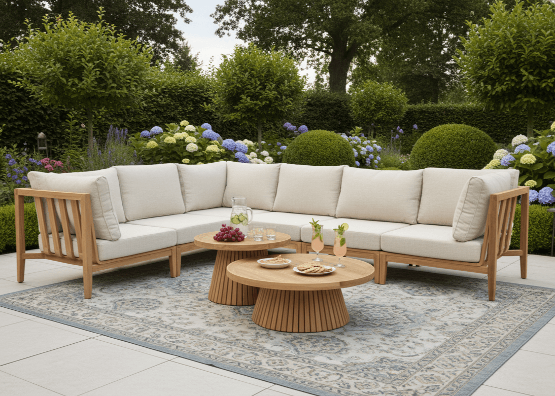 Belito Daan Koffietafel 60 cm - Naturel Teak