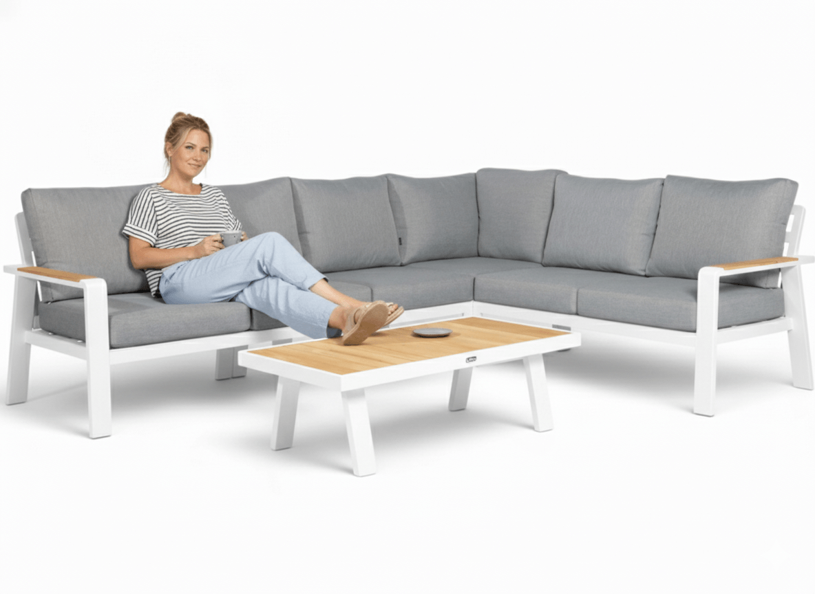 Tafel Birmingham/Lotte - 120 x 60 cm - Wit