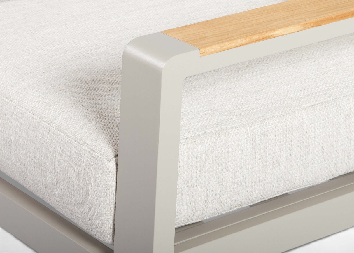 Belito Birmingham/Lotte Tuinstoel - Taupe Aluminium