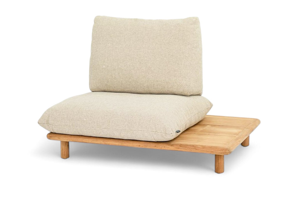 Apple Bee Sling Loungestoel Teak Links