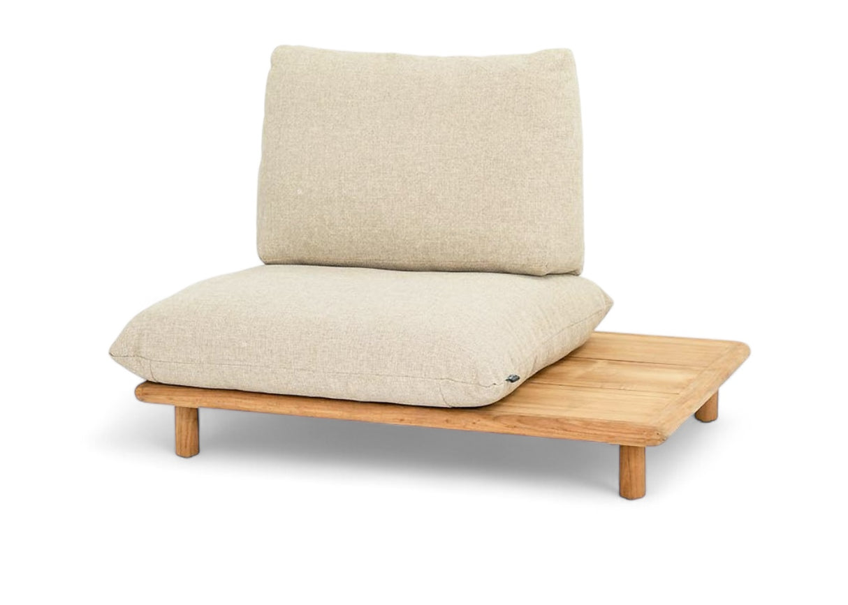 Apple Bee Sling Loungestoel Teak Links
