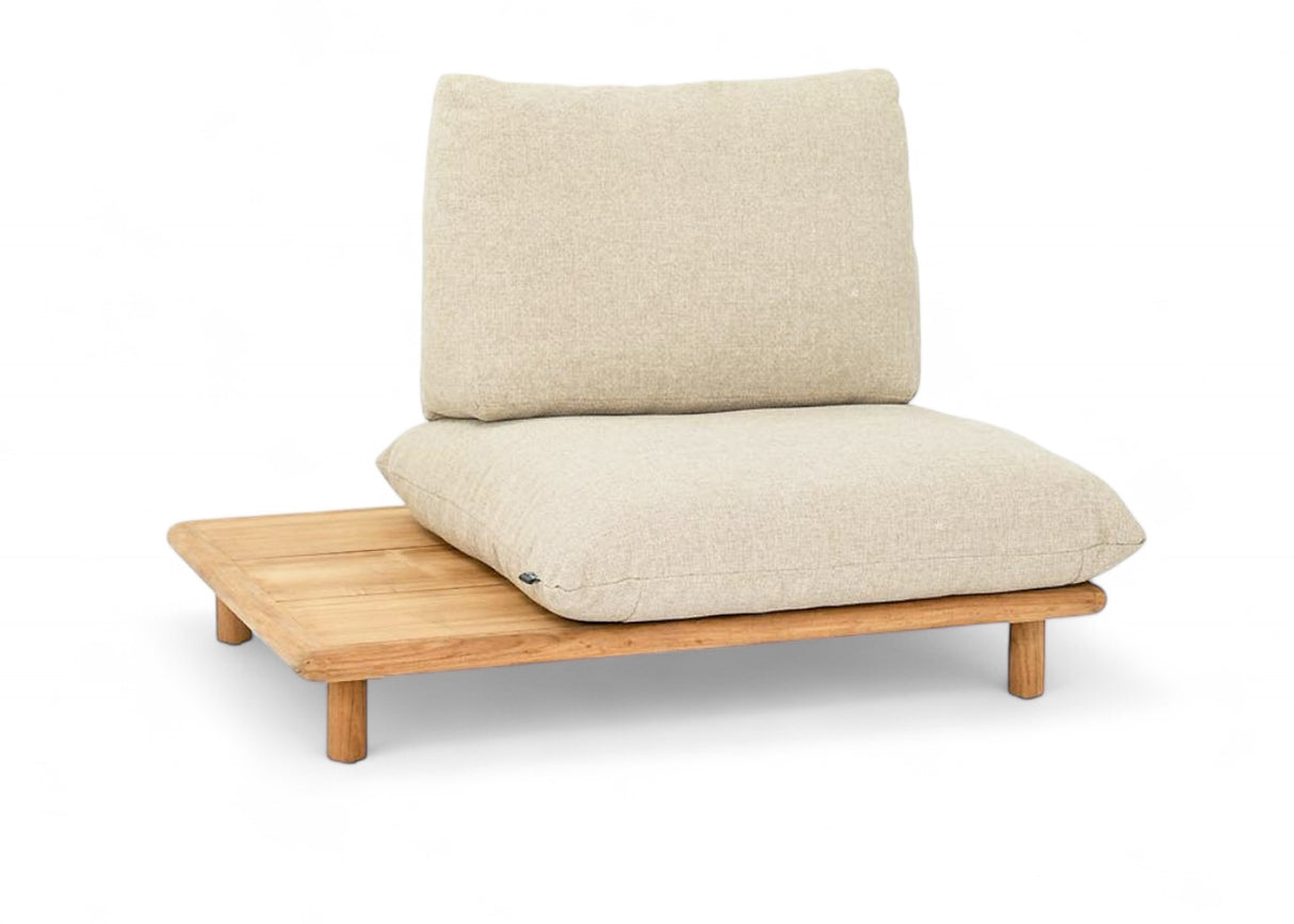 Apple Bee Sling Loungestoel Teak Rechts