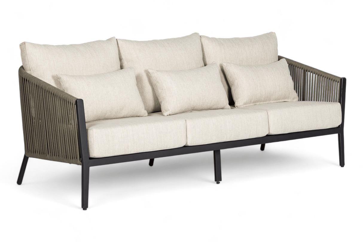 Belito® Ouddorp Loungeset - All-Weather - Army green - 5-delig - Nr.1