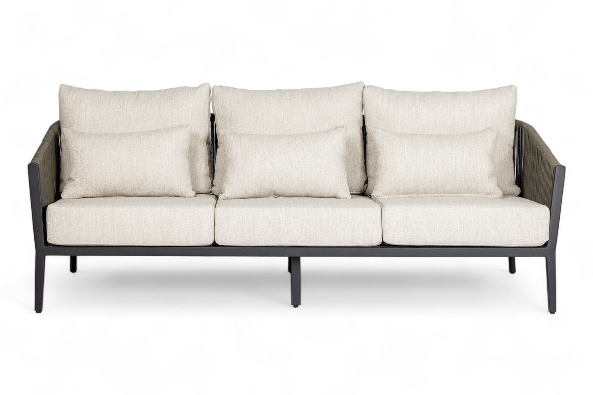 Belito® Ouddorp Loungeset - All-Weather - Army green - 5-delig - Nr.1