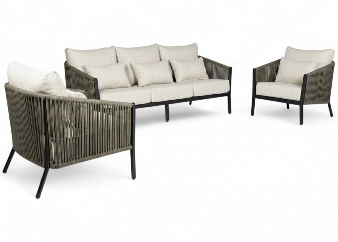 Ouddorp lounge army green