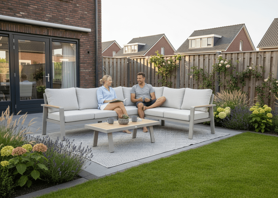 Tafel Birmingham/Lotte - 120 x 60 cm - Taupe