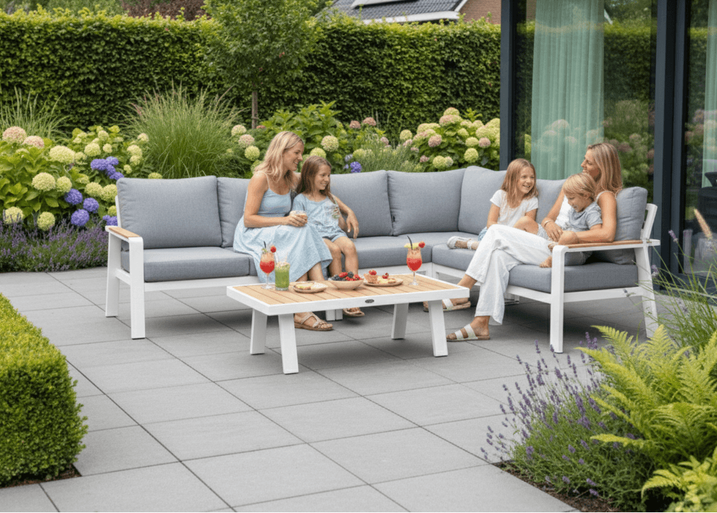Tafel Birmingham/Lotte - 120 x 60 cm - Wit