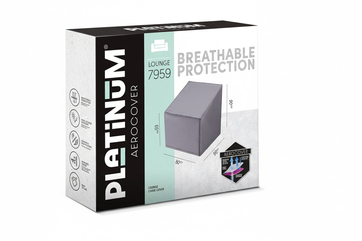 Aerocover Platinum AeroCover Loungestoelhoes hoge rug 80x90xH65/90