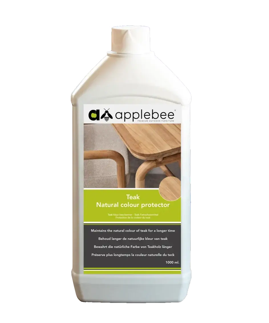 Apple Bee Teak Color Protector 1 liter | Kleurhersteller voor Teakhout | Honingbruin