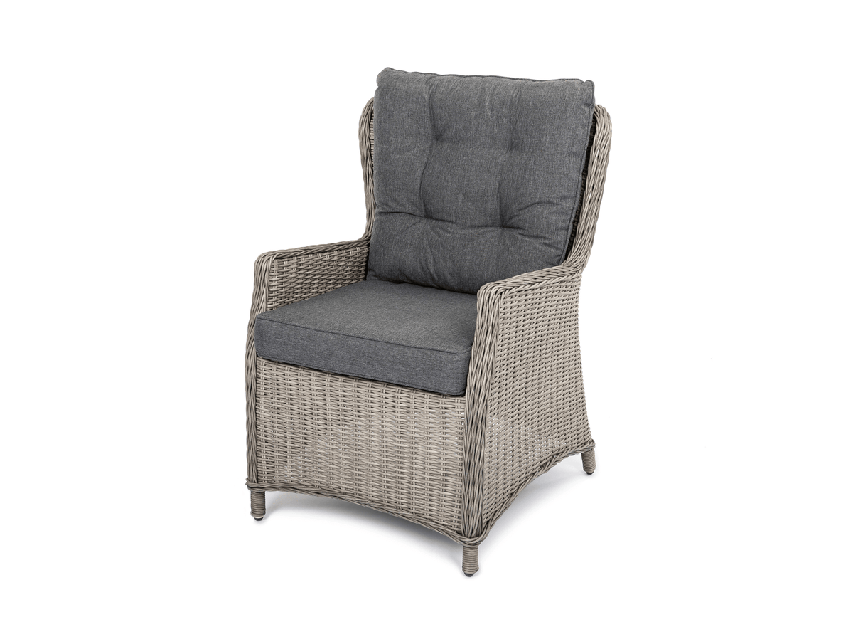 Belito® Milou dining ovaal tuinset 200 cm 5-delig - Earl grey