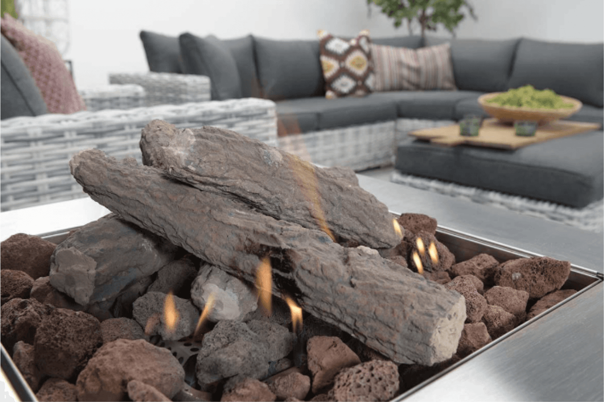 Imitatie hout Gaskachel