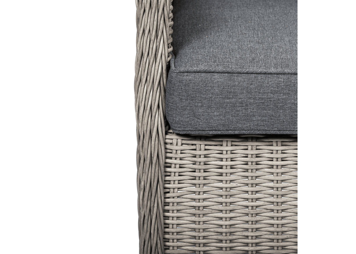 Belito® Milou dining ovaal tuinset 200 cm 5-delig - Earl grey