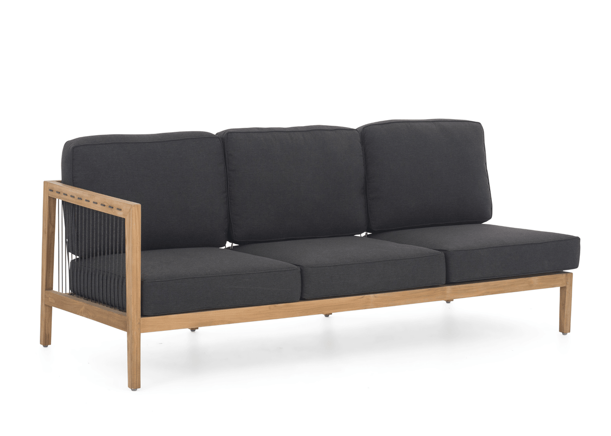 Apple Bee La Croix loungeset teak 5-delig links Apple Bee