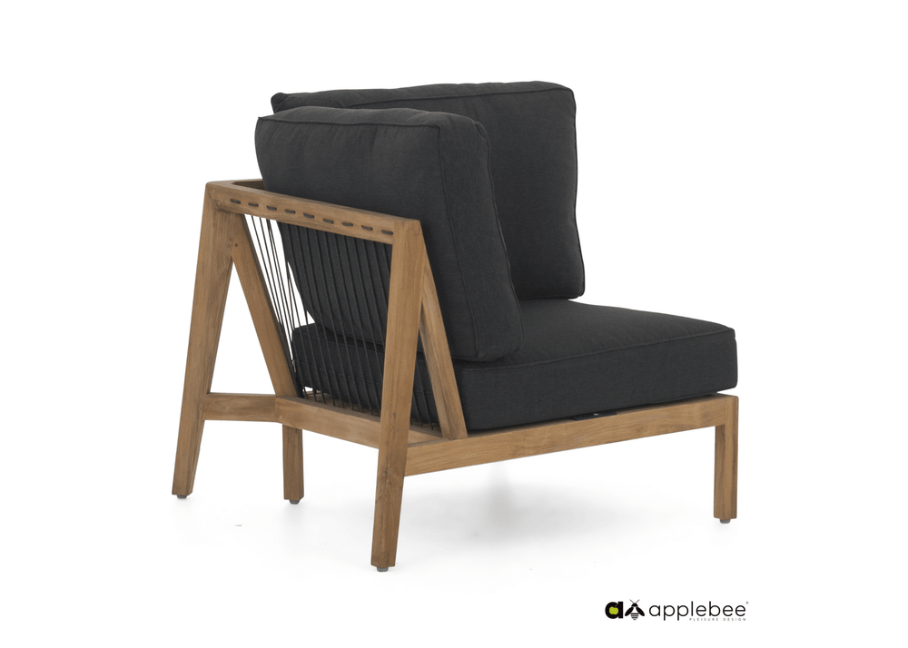 Apple Bee La Croix loungeset teak 5-delig links Apple Bee