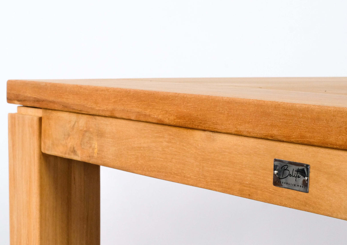 Belito®teak dining tuintafel 100x100x76cm Belito