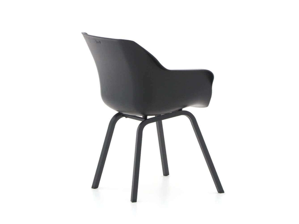 Hartman/Belito®teak dining tuinset 100cm 5-delig stapelbaar - Old grey Belito