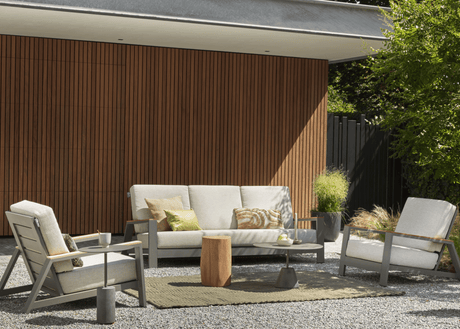 Tuinset bank met 2 stoelen