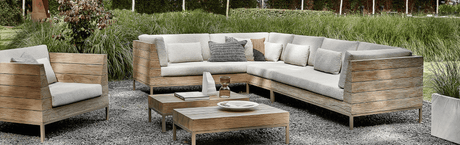 Hoek loungeset tuin
