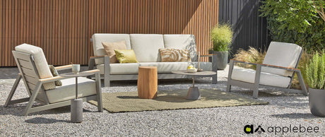 Loungeset bank met stoelen