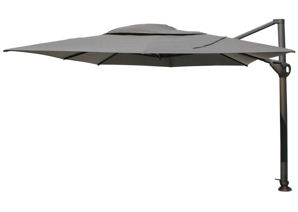 4Seasons Hacienda Zweefparasol 300x400cm - Charcoal Frame & Doek