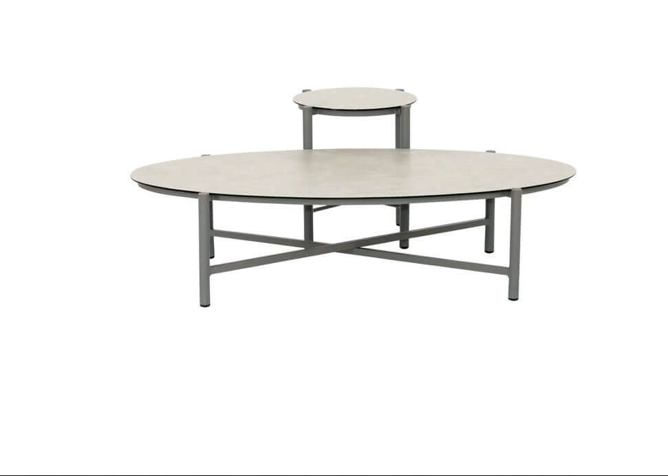 Apple Bee Bora Bora Loungeset 5-delig Nr.1 | Taupe Rope & Keramiek