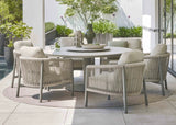 Apple Bee Bora Bora Low Dining Chair | Taupe & Oak Rope | BEE WETT®