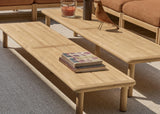 Teakhouten salontafels bij de Apple Bee Grace loungeset