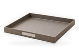 Apple Bee Sapporo tray 52 x 52 cm Bronze aluminium voor voetenbank - vooraanzicht