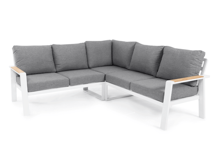 Aluminium Lotte Loungeset Wit