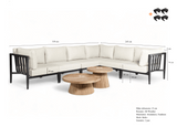 Belito Daan Hoek Loungeset Aluminium All-Weather 8-delig Nr. 1
