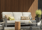 Apple Bee Spring Aluminium Taupe 3-zits sofa showroommodel