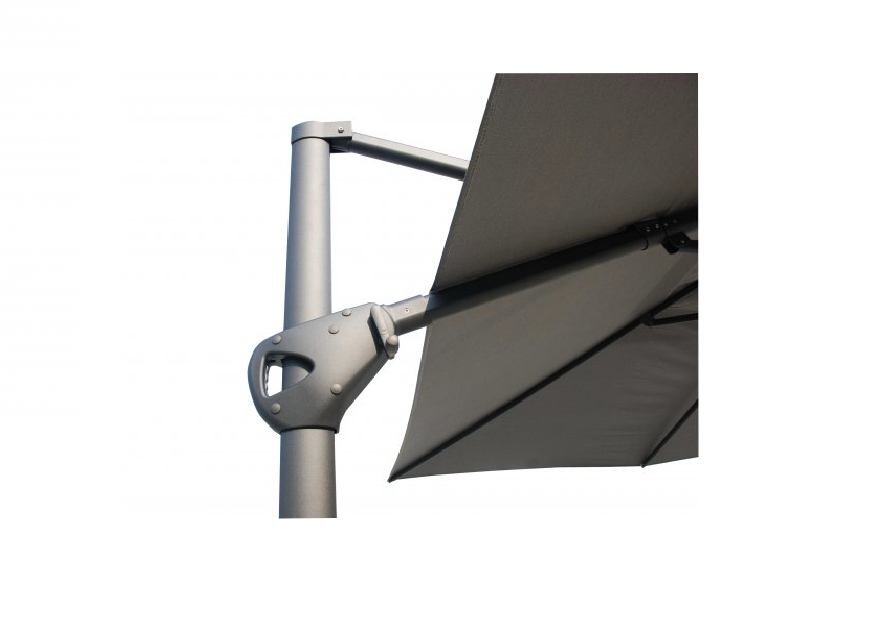 4Seasons Hacienda Zweefparasol 300x400cm - Charcoal Frame & Doek