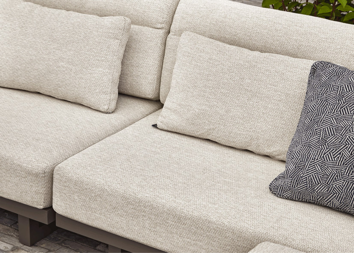 Apple Bee Santorini Loungebank Upholstered | 2-Zits Links + Rechts | 320 x 82 x 60 cm