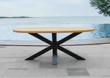Belito Mees Teakhouten ovale tuintafel 200x110cm