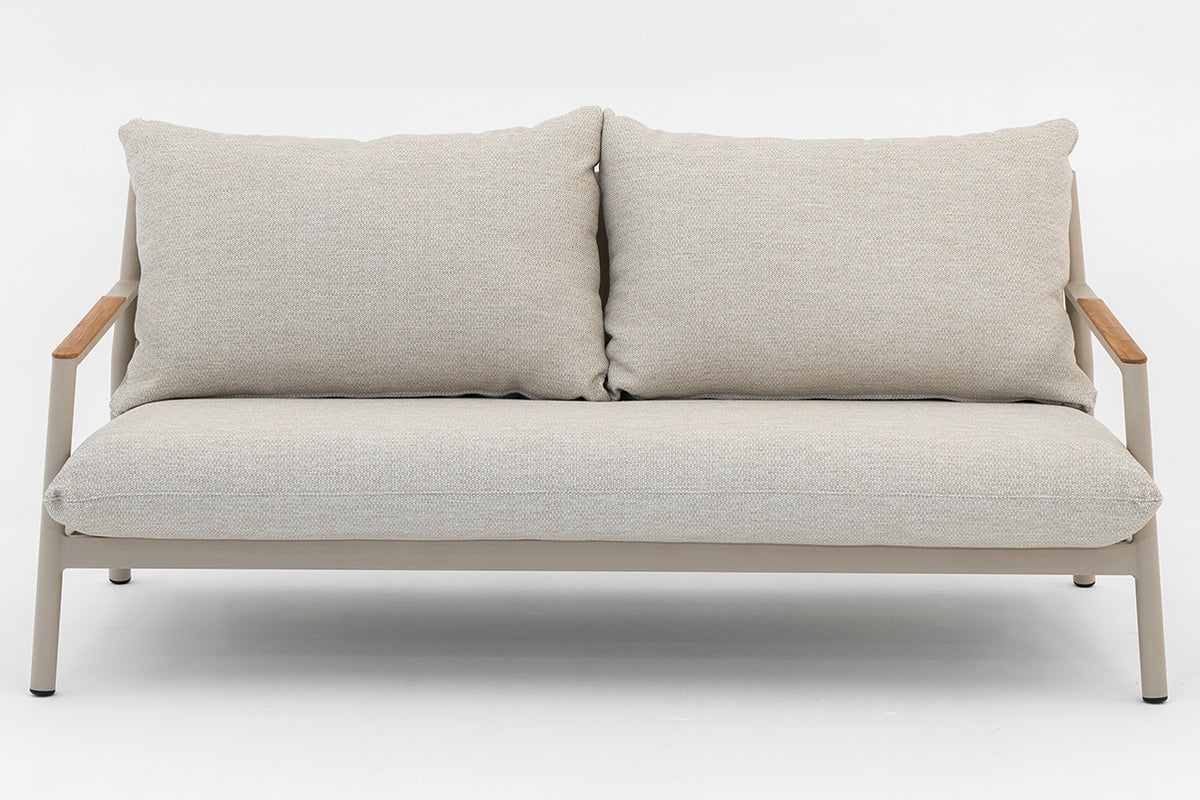 Belito Julia Loungebank 175 cm | Taupe | Aluminium & Rope