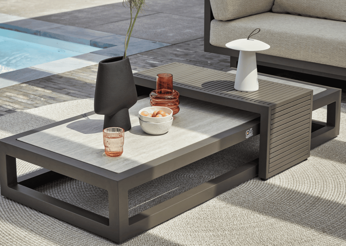 Apple Bee Santorini Rope Loungeset 5-delig Nr.1 - Rechts Lang