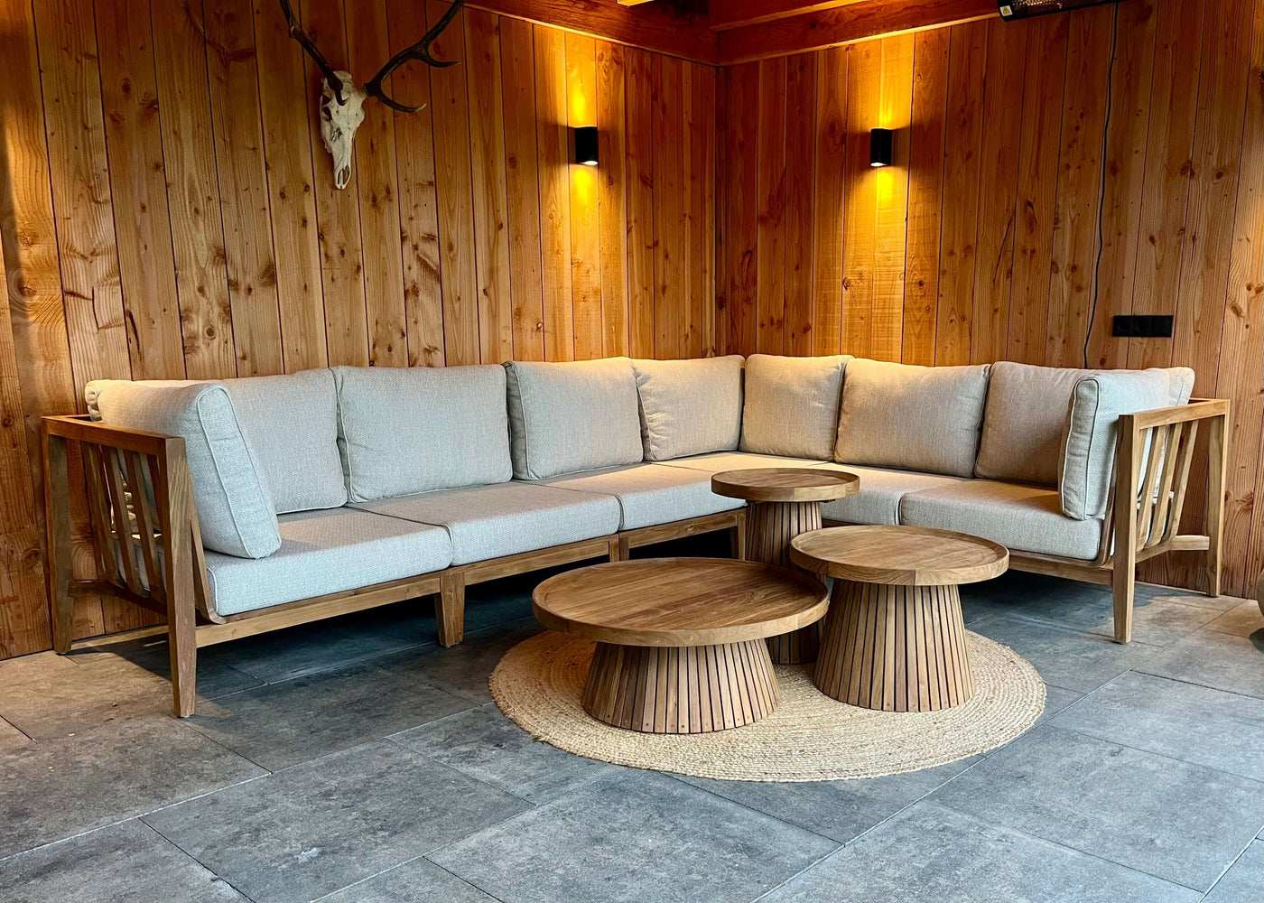 Belito Daan Teakhouten loungeset