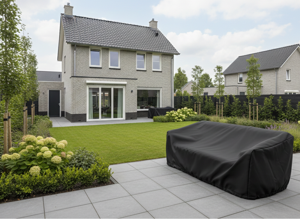 Belito Tuinbankhoes 220 x 90 x 85 cm - Zwart