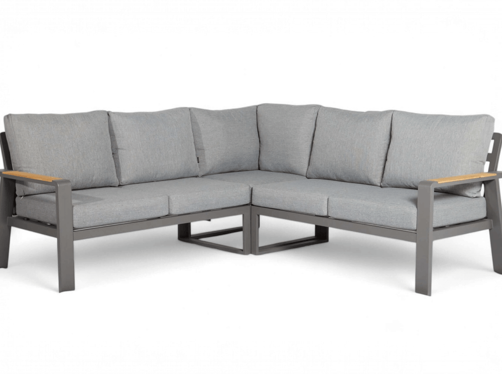 Belito Lotte hoekbank antraciet 220 x 220 cm, symmetrische hoekopstelling