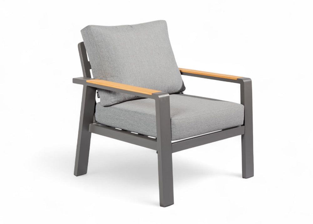 Aluminium Stoel-Bank Loungeset - Antraciet - Belito Birmingham