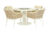 Apple Bee Milou/Melville Dining Tuinset 140 cm - 5 Delig