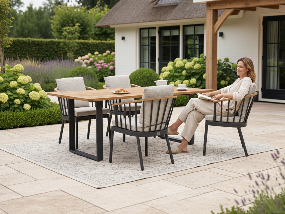 Apple Bee Condor 190 cm dining tuinset 5-delig