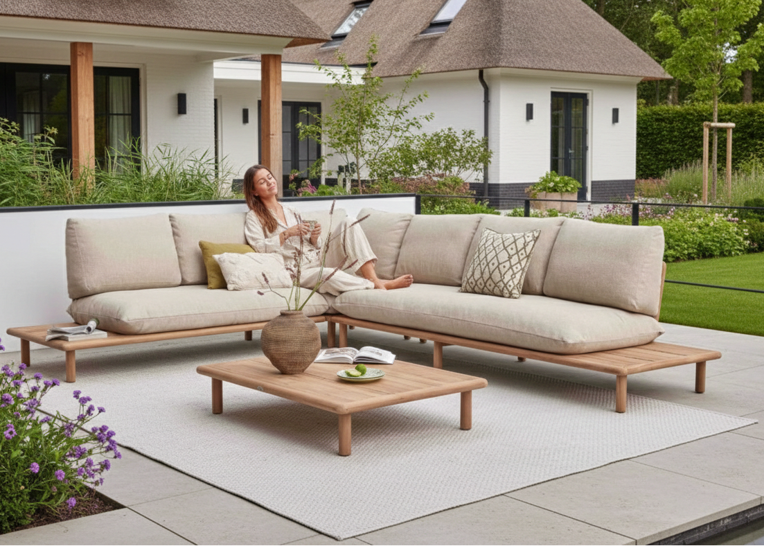 Apple_Be_Sling_Loungeset_Met_persoon_erop_rechts lang