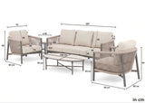 Apple Bee Bor Bora Loungeset met afmetingen 